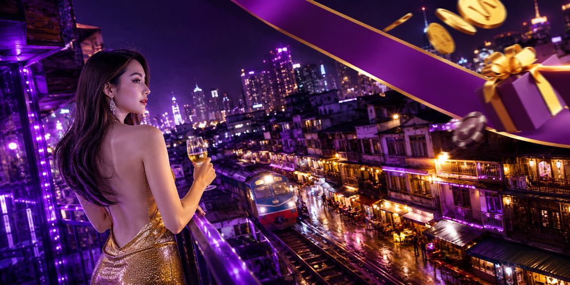 Ánh đèn neon Hà Nội trong đêm sự kiện cược thể thao sôi động