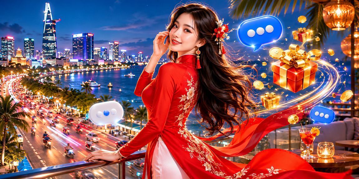 Người dùng tại TP.HCM trải nghiệm casino trực tuyến với áo dài truyền thống